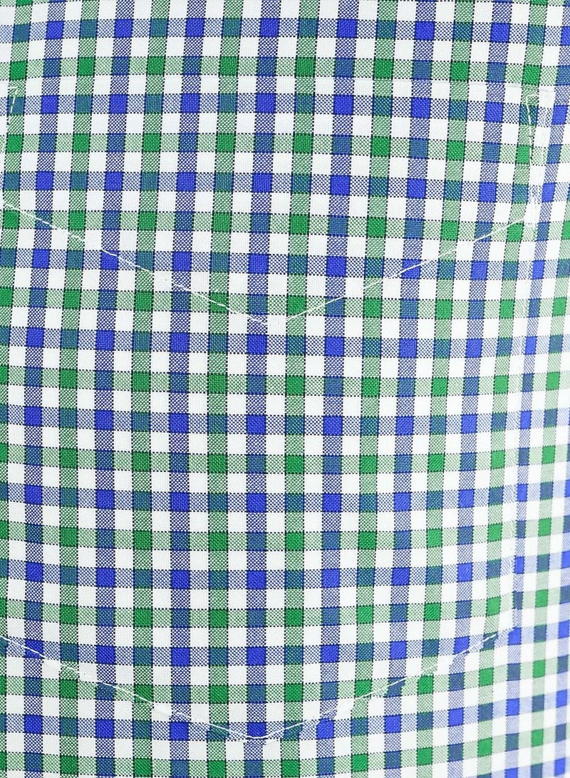 GIORDANO Men's Wrinkle-Free Long Sleeve Cotton Oxford Shirt - Image 4