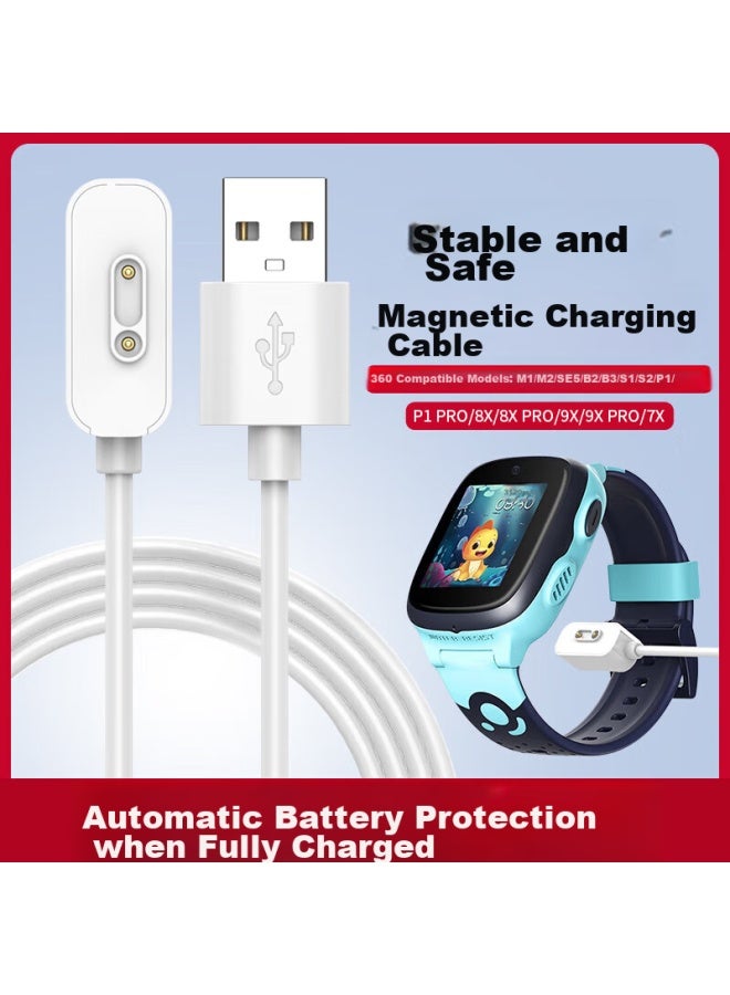 Ten Flashes Shan 360 Watch Charging Cable, Children's Phone Charger, Universal For 11x/10x/9x/8x/pro/a9/a8/m1/p2/se5/w910/901, Aibabit Kidob1 - Image 1