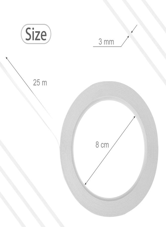 Kesote 5 Rolls Double Sided Tape for Crafts Scrapbooking, 1/8" Thin Double Sided Adhesive Tape, 82Ft Per Roll - Image 2