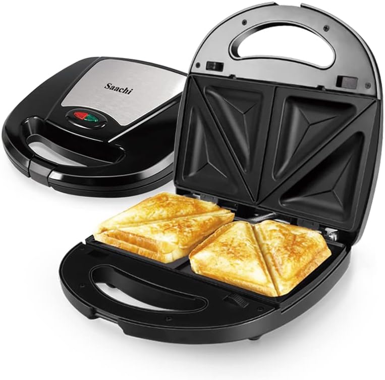 Saachi Panini Maker & Grill - NL-7M-1572 - Image 3