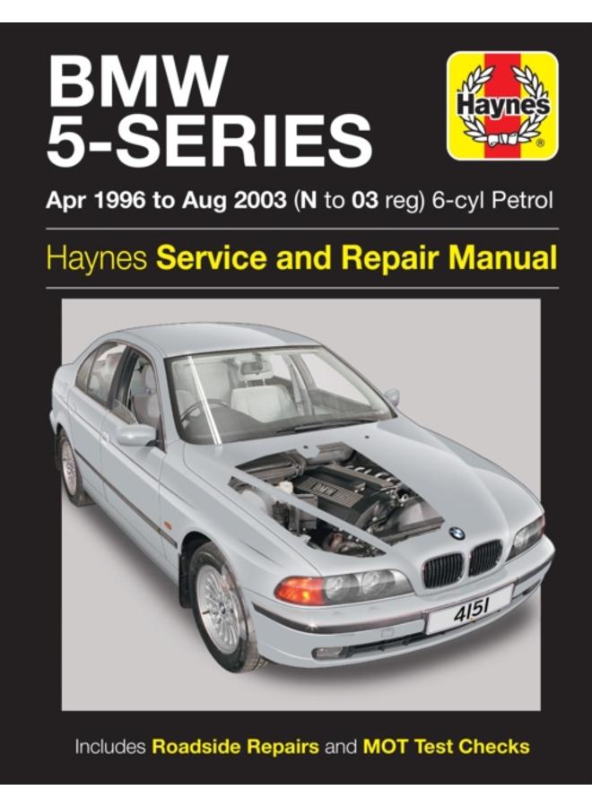 BMW 5-Series 6-cyl Petrol (April 96 - Aug 03) Haynes Repair Manual : 96-03