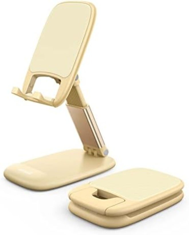 Lamicall Pink Phone Holder, Desk Accessories - Rose Gold Pink Office Cell Phone Holder, Desktop, Office Desks Accessories, Desk Decor Gifts for Women, for Mothers Day, 4-8'' Telephone Stand - Image 1
