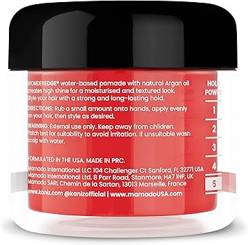 Kaniz Wonder Edge Strawberry water based pomade 120 ml - Image 4