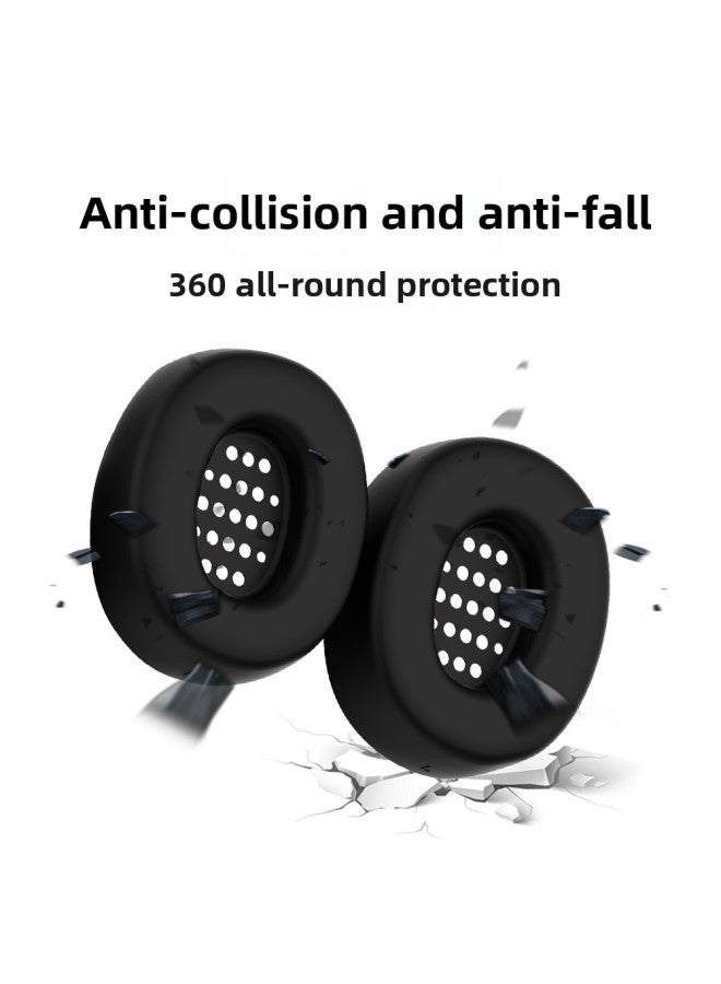 Suitable For JBL Tune 770NC Bluetooth Headset Ear Mask Silicone Protective Cover Dust-proof Ear Cap Drop-proof-color:Off-white-Model:T23 - Image 3