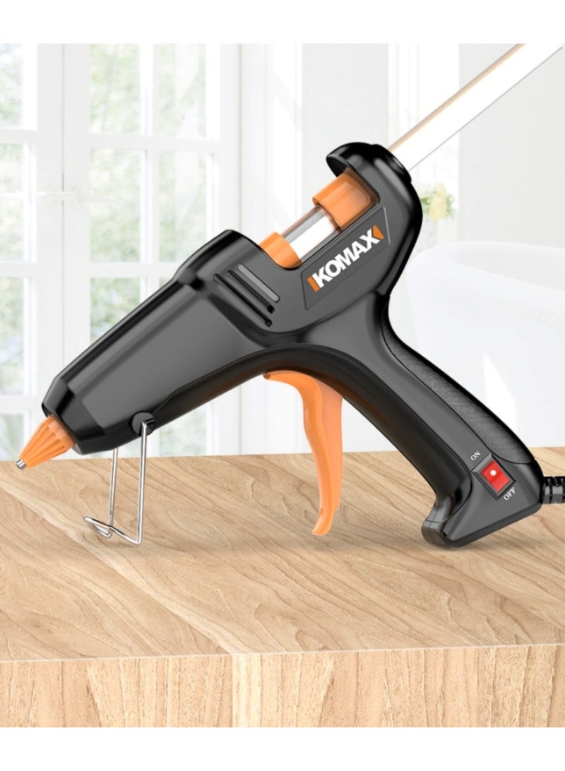 komax 50W Mini Hot Glue Gun Kit Small Glue Gun with 10 Glue Sticks - Image 2