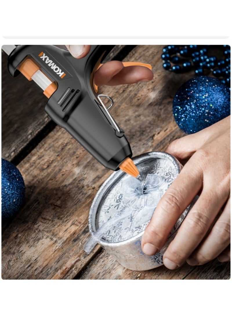 komax 50W Mini Hot Glue Gun Kit Small Glue Gun with 10 Glue Sticks - Image 5