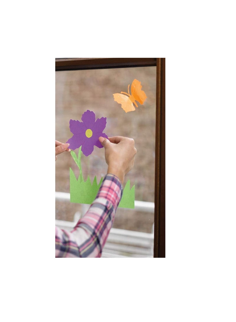 UHU Patafix Transparent, Removable And Reusable Adhesive Pads, Repositionable And Pre-Cut Tack, 56 Pads, Transparent (For Glass, Acrylic, Etc.) - Image 4