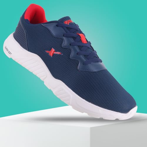 SPARX Men SM-648 Navy Blue Red Sports Shoes (SX0648G_NBRD_0010) - Image 3