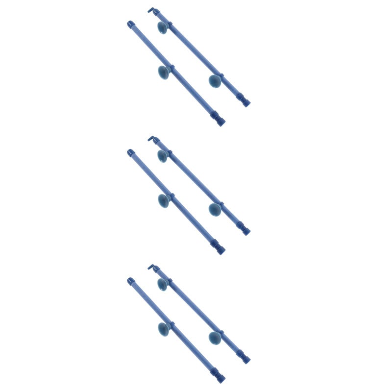 3 pcs 18Inches Fish Aquarium Air Stone Tube with Cup Tubes Caps ( ) - Image 2
