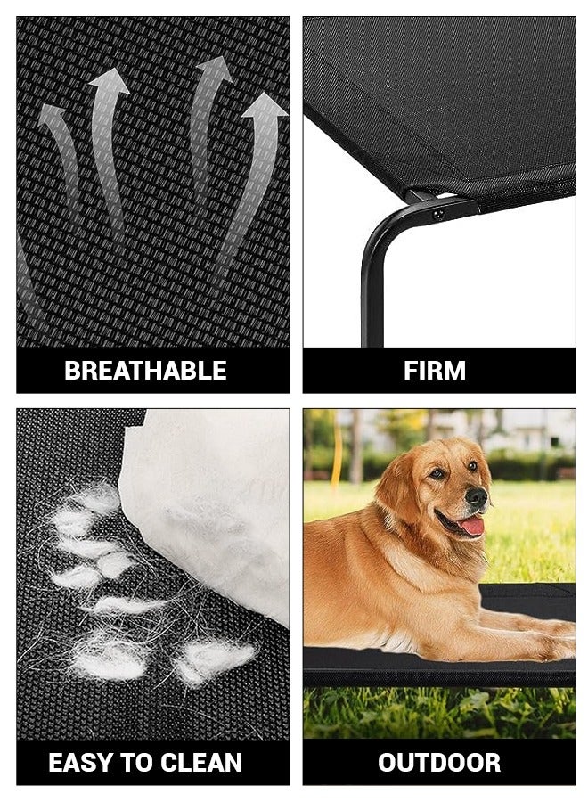 Elevated Dog Cot, Durable & Portable Raised Pet Bed, Outdoor Dog Cot Bed, Portable Cooling Bed for Dogs, Cats,40.16 x 27.17 x 5.91 inches - Image 5