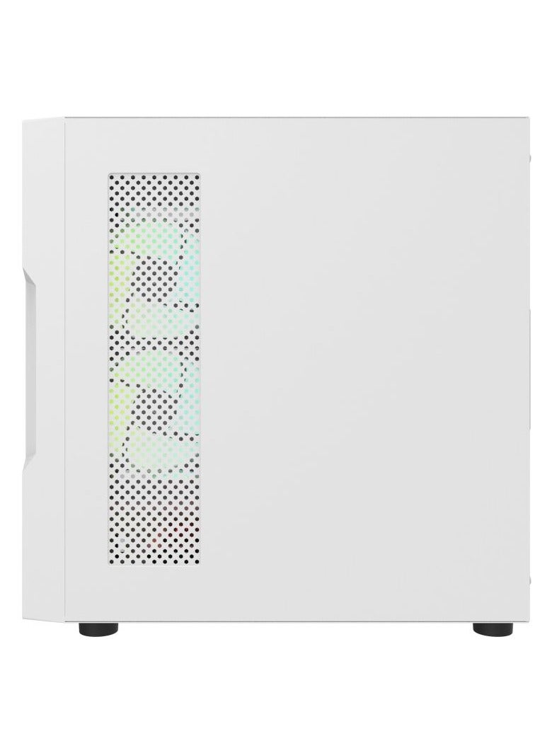 DK431 Glass E-ATX/ATX/M-ATX/MINI-ITX Computer Case, 4x Pre-Installed ARGB Fans, Tempered Glass Front Panel, Up to 360mm Radiator  12x Fans Support, SPCC + Tempered Glass Materials - Image 3