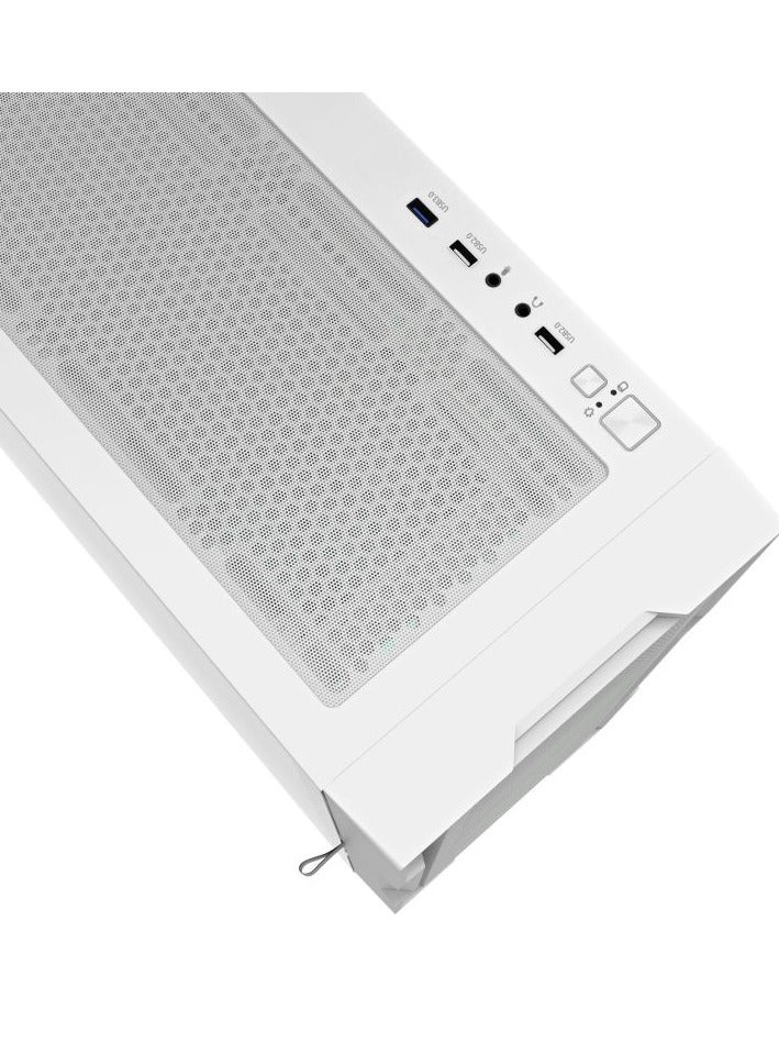 DK431 Glass E-ATX/ATX/M-ATX/MINI-ITX Computer Case, 4x Pre-Installed ARGB Fans, Tempered Glass Front Panel, Up to 360mm Radiator  12x Fans Support, SPCC + Tempered Glass Materials - Image 4