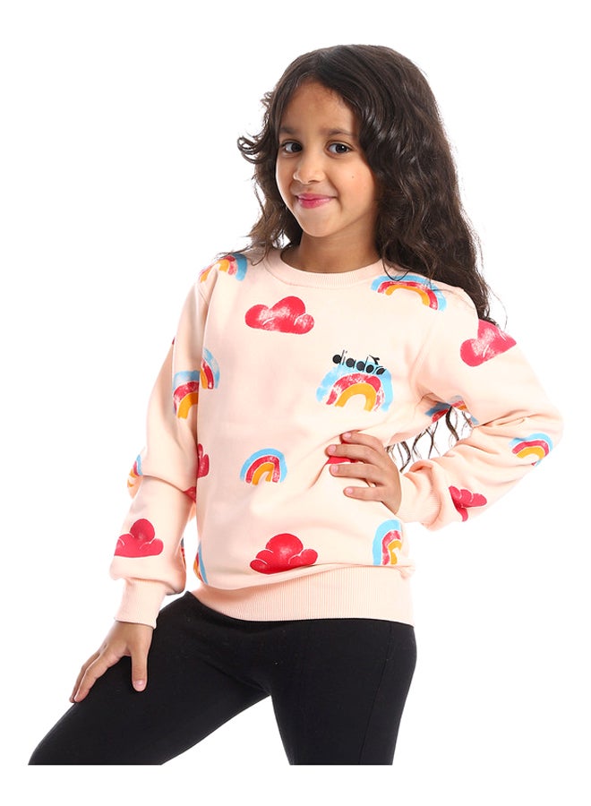 ديادورا شويتشيرت بناتي مطبوع - Image 2