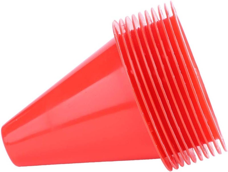 woobles Soccer Training Cone, Agility Soccer Disc Cones Barriers Plastic Marker Holder Sports Accessory (10pcs)-Red - Image 1