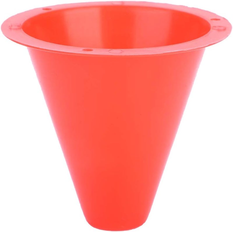 woobles Soccer Training Cone, Agility Soccer Disc Cones Barriers Plastic Marker Holder Sports Accessory (10pcs)-Red - Image 5
