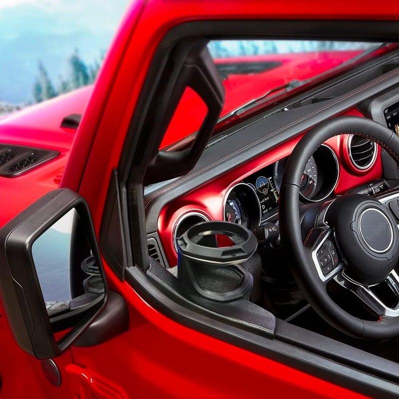 AZUTO Cup Holder for Jeep Wrangler (JL) / Gladiator (JT) Left-Side MHG-037 (Cup Holder Left) - Image 4