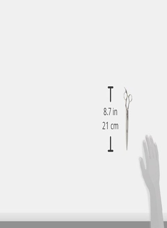 شيرز دايركت مقص حلاقة احترافي مريح من ShearsDirect مقاس 8 بوصات بمقبض جانبي ومسند أصابع ثابت - Image 4