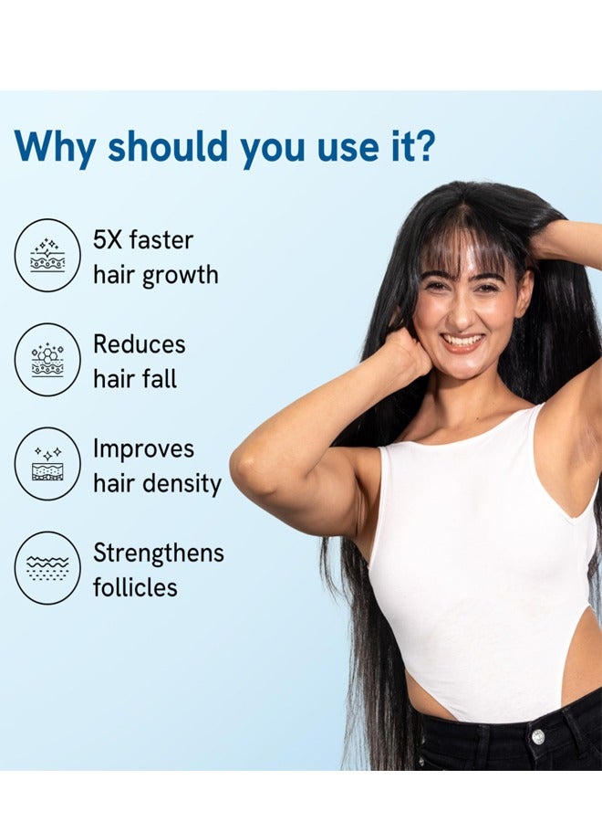 Be Bodywise Rosemary Hair Serum | 3% Redensyl, 2% Aminexil & 2% Anagain | Thicker & Stronger Hair | Prevents Hair Fall & Stimulates Follicles | For All Hair Types | 25ml - Image 2