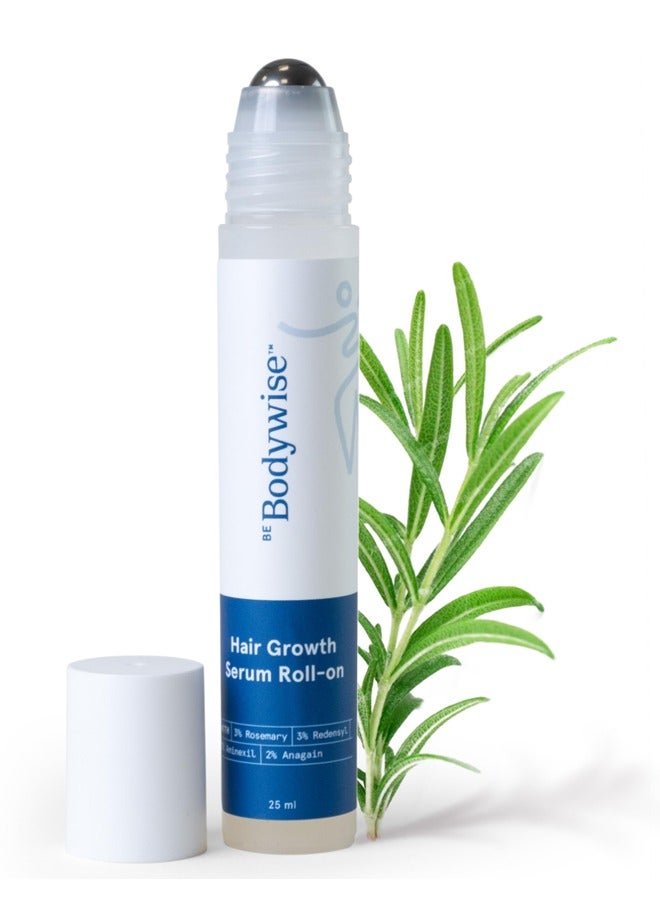 Be Bodywise Rosemary Hair Serum | 3% Redensyl, 2% Aminexil & 2% Anagain | Thicker & Stronger Hair | Prevents Hair Fall & Stimulates Follicles | For All Hair Types | 25ml - Image 1