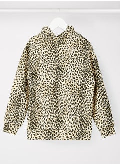 NAME IT Kids Animal Print Long Sleeve Hoodie  - Image 1