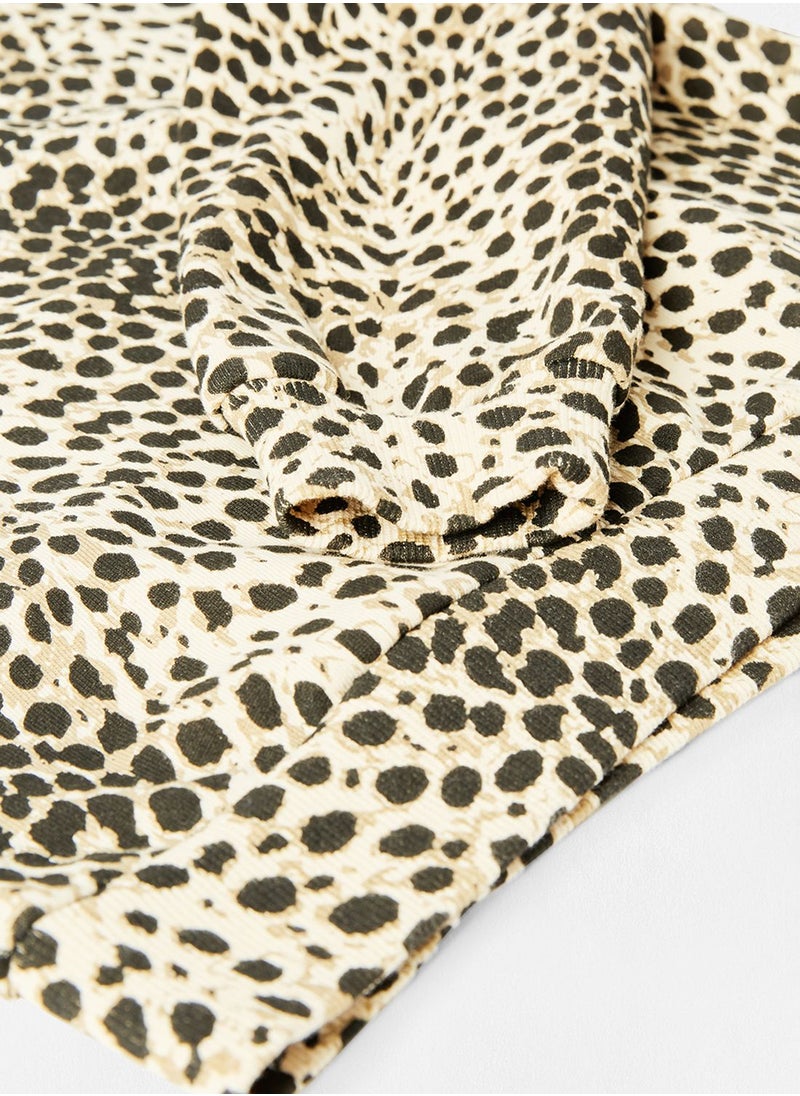 NAME IT - Kids Animal Print Long Sleeve Hoodie - Image 1