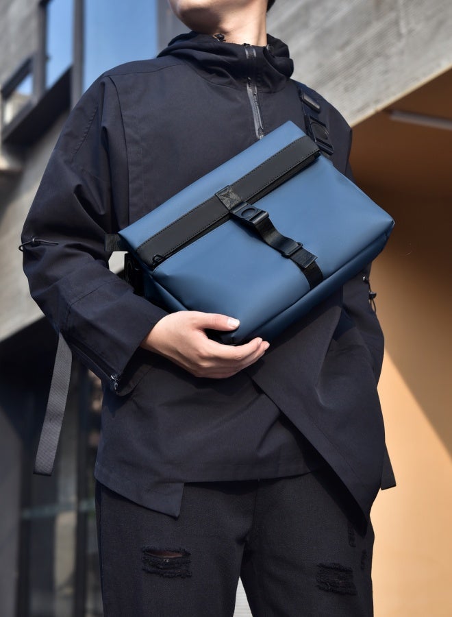 حقيبة كروس للرجال ذات سعة كبيرة، حقيبة كتف من مادة النايلون للأولاد، حقيبة كتف، حقيبة هاتف للتنقل اليومي، حقيبة جانبية، حقيبة حمل للرجال، حقيبة هاتف، حقيبة صغيرة للمراهقين/طلاب الجامعات - Image 5