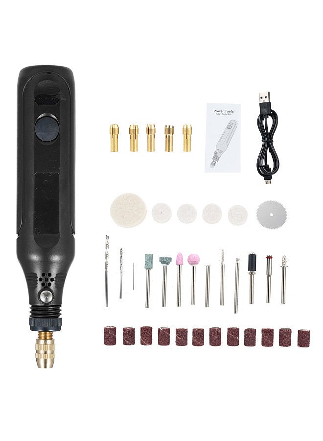 Mini Rotary Tool Kit 3.7V Mini Grinder with 3 Variable Speed 36Pcs Accessories Electric Grinder Pen Rotary Tool Kit for Polishing Cleaning Engraving Grinding and DIY Crafts  - Image 1