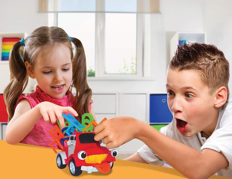 Fotorama Pick-Up Pete | The Ultimate Chair Stacking Game! Perfect for Remote Family Home Entertainment, Stack Colorful Chairs on Pete The Motorized Pick-Up Truck - Image 2