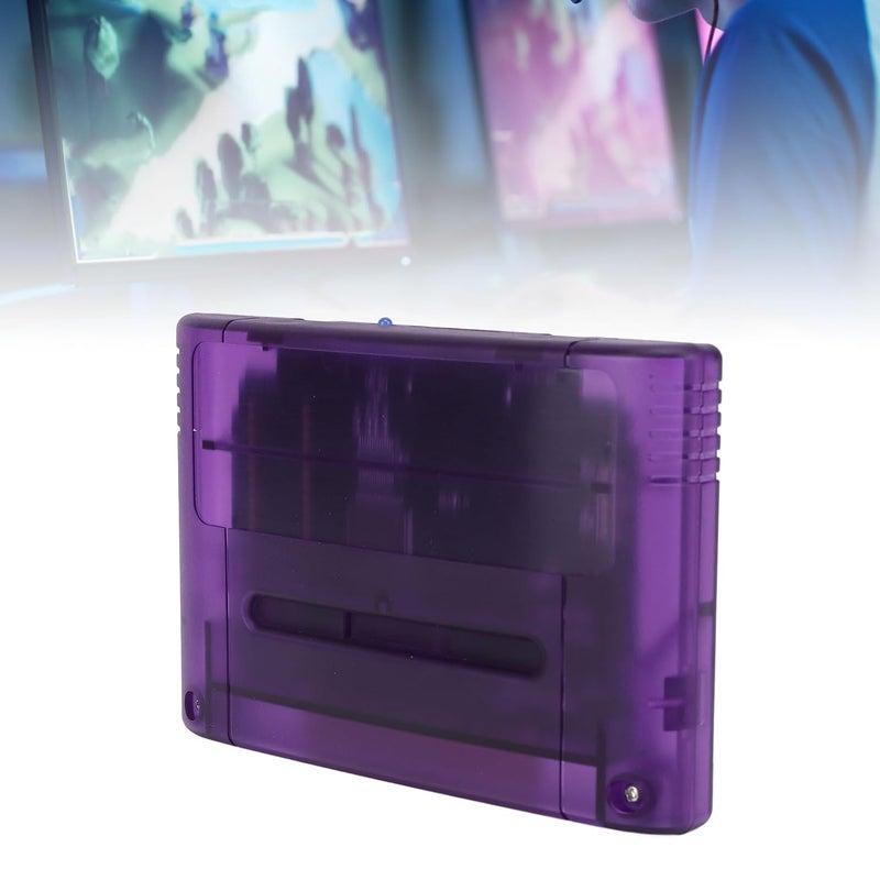 Yinhing Flash Cart Sd Card e Game Professional 3000 مع بطاقة ذاكرة 8GB لجهاز ألعاب الفيديو - وصول عالي السرعة ومتعدد الوظائف إلى مكتبة الألعاب (أرجواني شفاف) - Image 4