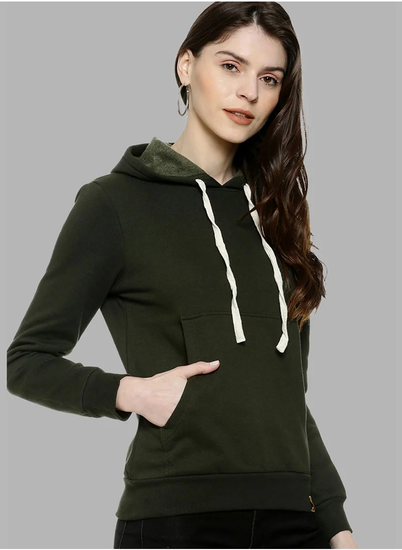 Campus Sutra Front Pocket Hoodie