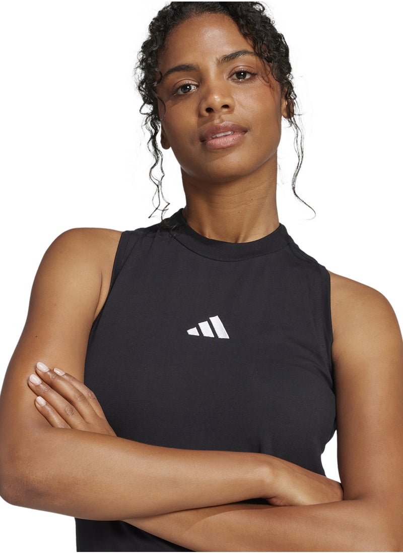 Adidas - Essential 3 Stripe Racerback Dress - Image 1
