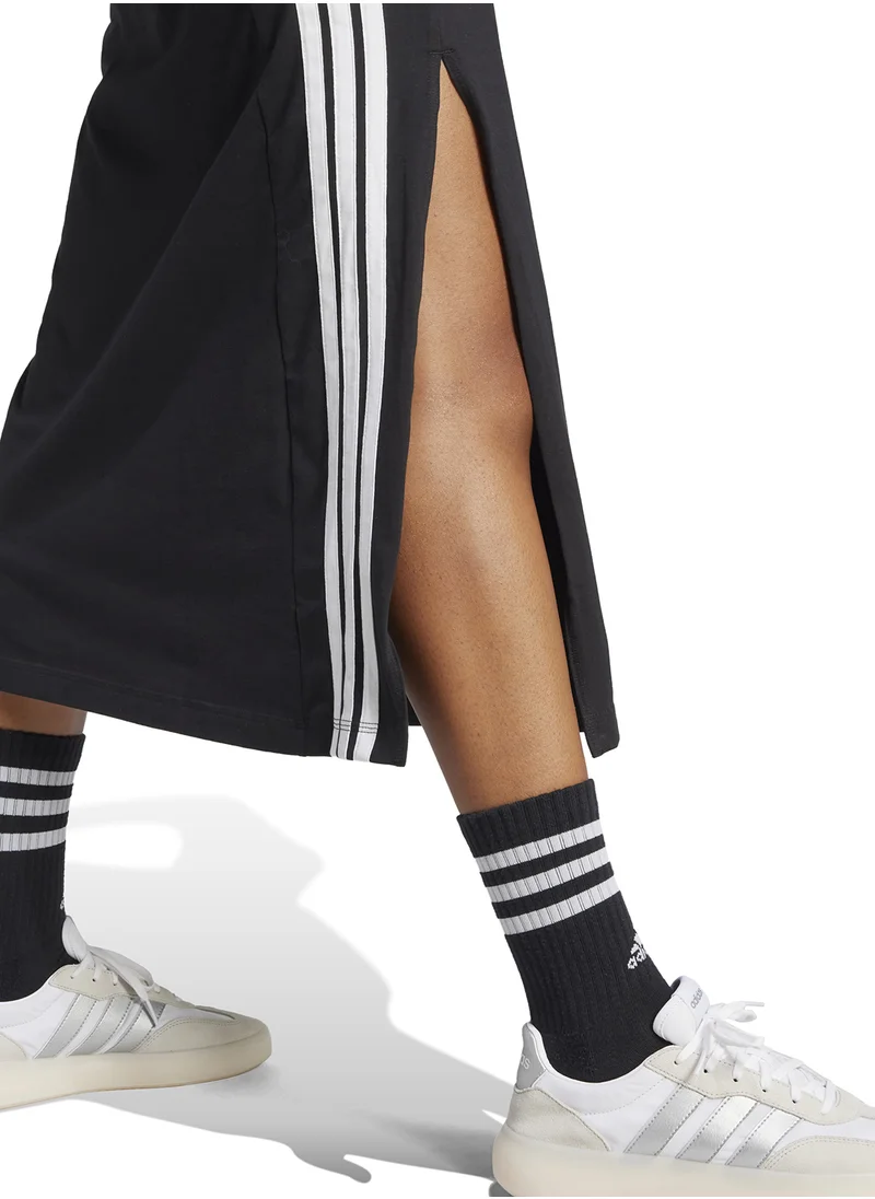Adidas Essential 3 Stripe Long Racerback Dress