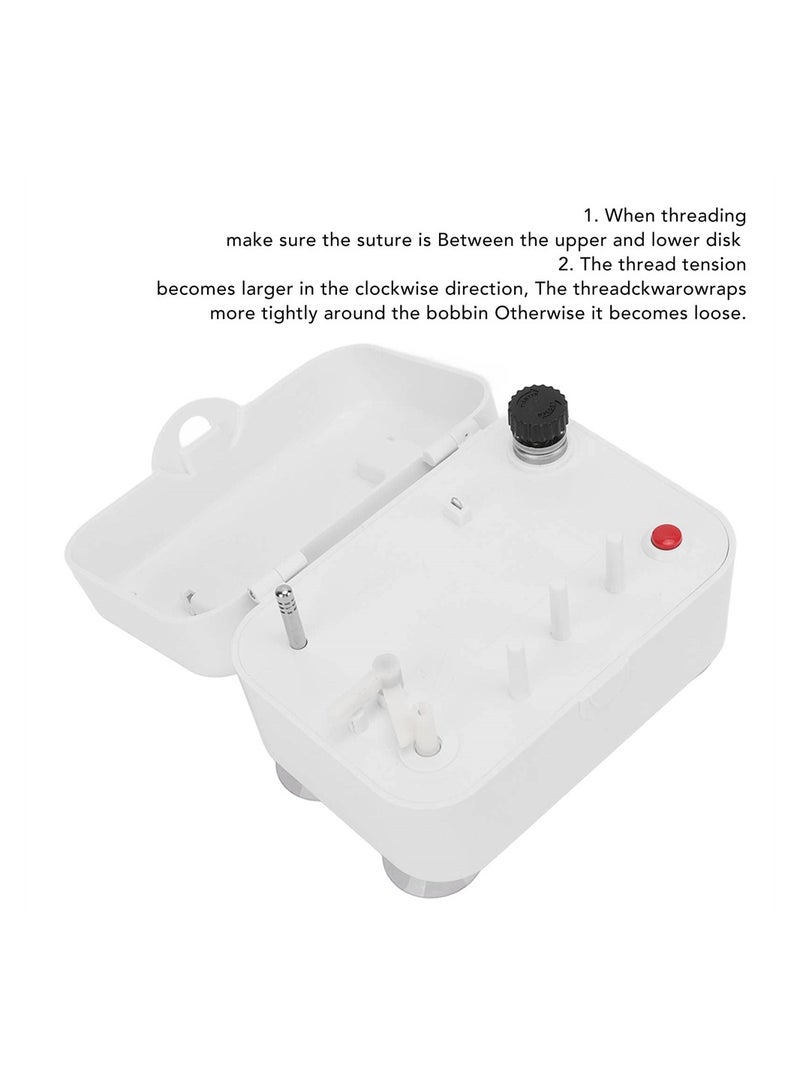 Captaintech Portable Electric Bobbin Winder for Sewing Machines Automatic with Dual Bobbin Fixing USB Battery Powered - Image 4