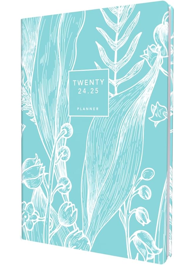 Collins Tara Mid Year Diary Planner A5 Day To Page Academic Year 2024 25 Teal Daily Mid Year Journal For Students Teachers Ta151M.53 2425 August 2024 To August 2025 - Image 1