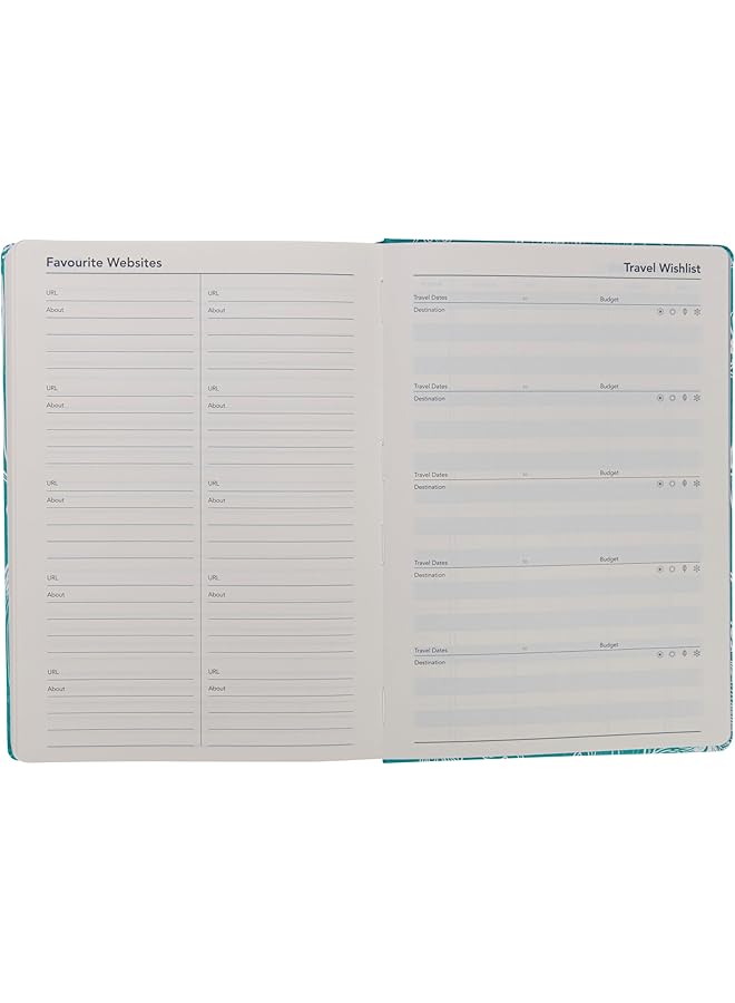 Collins Tara Mid Year Diary Planner A5 Day To Page Academic Year 2024 25 Teal Daily Mid Year Journal For Students Teachers Ta151M.53 2425 August 2024 To August 2025 - Image 2