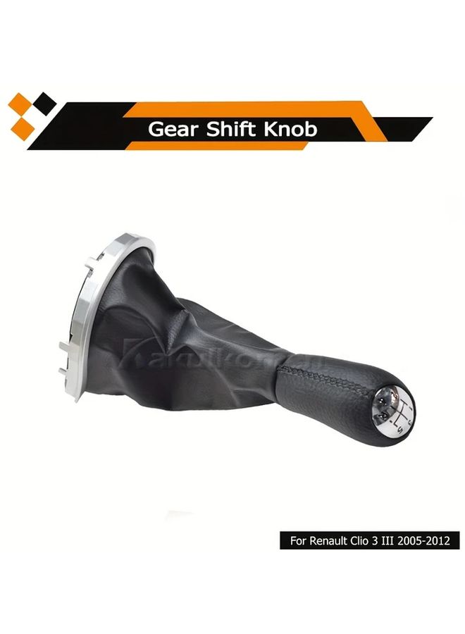 For Renault Clio 3 2005-2012 Shift Sleeve Manual Gear Shift Knob Dust Cover - Image 3