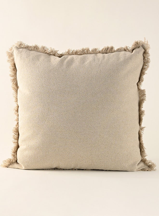 Cottage Cotton Cushion 50*50Cm, Beige - Image 1