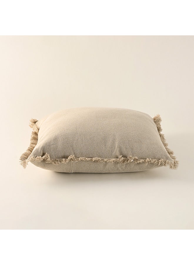 Cottage Cotton Cushion 50*50Cm, Beige - Image 2