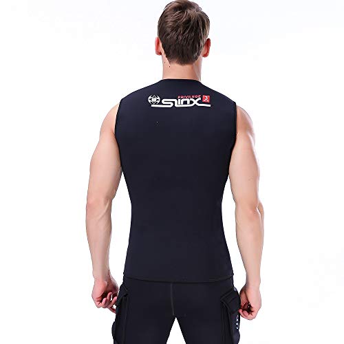 DIVE & SAIL Wetsuit vest men 3mm neoprene, nylon top sleeveless Jacket for men diving surfing swimming sailing - Image 4