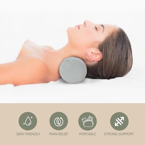 JOYENERGY Cervical Neck Roll Foam Pillow, Round Neck, Support for Sleeping, Bolster Pillow for Bed, Legs, Back and Yoga, 4.7 Inch Diameter x 17 Inches Long - Image 5