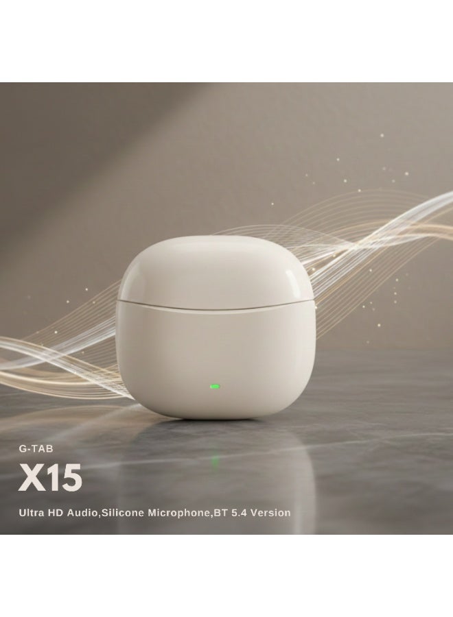 G-Tab X15 Wireless Bluetooth TWS In-Ear Headphone, Deep Bass Sound, Clear Call Mic, Touch Control, True Wireless Earbuds - Image 5