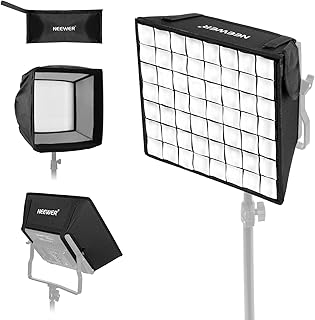 Neewer Neewer NEEWER 12.2"x11.4" Foldable Softbox Diffuser with Grid and Bag for NL660/SNL660/RGB660/RGB660 Pro/RGB660 PRO II - Image 1