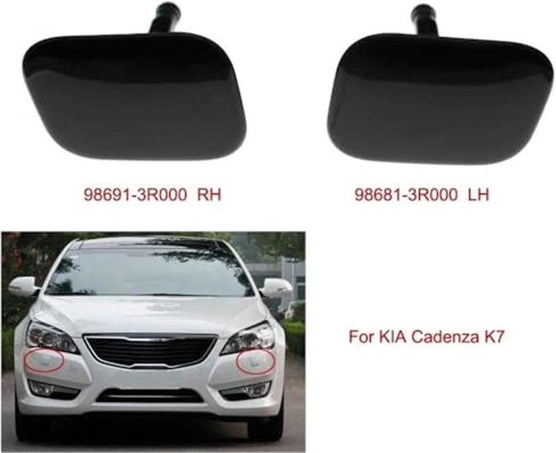 Wivplex Headlight Washer Nozzle Cover for Kia Cadenza K7 - Image 3