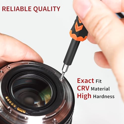SHARDEN 58 in 1 Small Precision Screwdriver Set Magnetic Mini Screwdriver Set with Case Professional Electronic Tools Kit for iPhone, MacBook, Computer, Laptop, PC, RC, PS4, Xbox, Eyeglasses, Watch - Image 4
