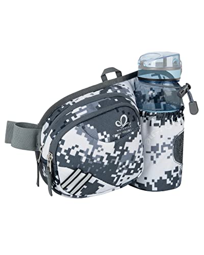 WATERFLY Fanny Pack Waist Bag Waist Pack for Women Men with Water Bottle Holder Hiking Fanny Pack for Running Walking DogWalking Travel Cycling - Image 1