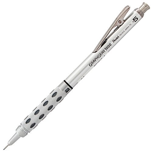 Pentel GraphGear 1000 Mechanical Pencil 0.5mm Premier Drafting Kit with 1 Pencil, 1 Eraser Refill Tube and 1 Eraser (PG1015EBP) - Image 4
