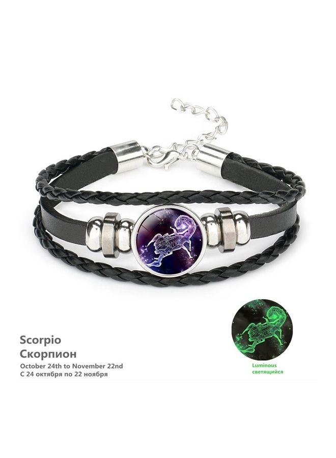 سوارٌ جلدي مضيء بتصميم برج فلكي مكون من 12 قطعة - Image 5