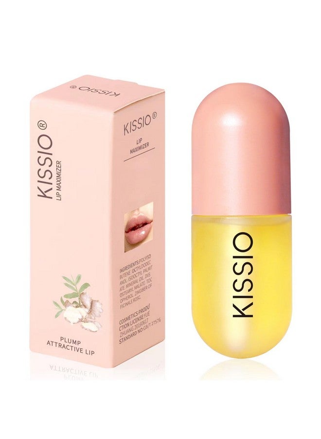 KISSIO KISSIO Lip Plumper,Natural Lip Plumper for Day Use,Lip Plumping Gloss Make Lips Fuller and Moisturizing 5.5ml,Lip Mask,Hydrating & Reduce Fine Lines,Beautiful Fuller - Image 1