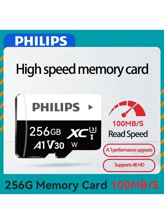 Philips 256GB High Speed Micro SD Memory Card for Cameras Tablets Phones Laptops - Image 1