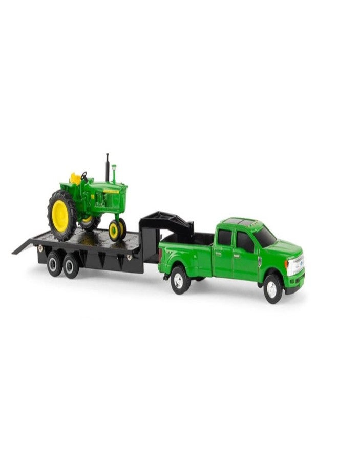 John Deere 1/64 4020 Tractor with Ford Truck & Trailer - Image 1